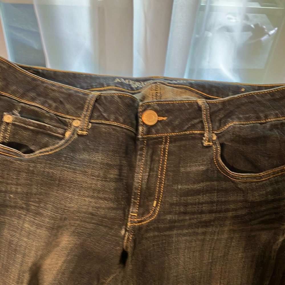 American Eagle jeans very good condition has been hemmed up